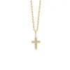 Mads Z - Maria Kreuz-Anhänger aus 8kt. Gold m zirkonia