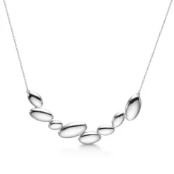 Mads Z - Pebble Halskette in Silber**