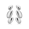 Mads Z - Pebble Ohrringe in silber**