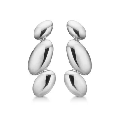 Mads Z - Pebble Ohrringe in silber**