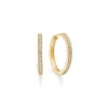 Mads Z - Poetry Hoops aus 14-kt Gold mit einem Gesamtgewicht von 0,24 Kt