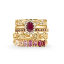 Mads Z - Poetry Ring aus 14 Karat Gold mit 0,16 ct.