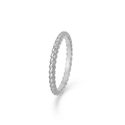 Mads Z - Poetry Ring aus Silber mit gedrehtem Muster