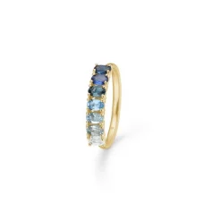 Mads Z - Poetry Saphir Ring aus 14kt. Gold mit echtem Stein