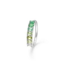 Mads Z - Poetry Smaragd Ring aus Silber mit echtem Stein