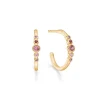 Mads Z - Rosa Poetry Ohrringe aus 14 Karat Gold