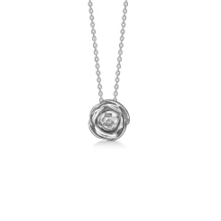 Mads Z - Rosalie Halskette aus silber mit Rosen