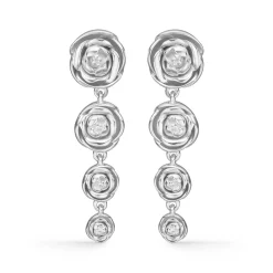 Mads Z - Rosalie Ohrringe aus silber mit Rosen