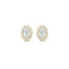 Mads Z - Stellar Ohrringe in 8 kt Gold mit zirkonia