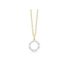 Mads Z - Tiffany cirkel Anhänger aus 8kt. Gold