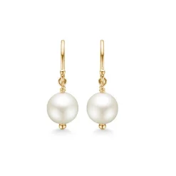 Mads Z - Treasure Ohrringe aus 14 Karat Gold mit Perlen*