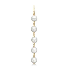 Mads Z - Treasure Ohrringe aus 14 Karat Gold mit 5 Perlen