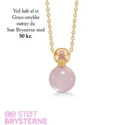 Mads Z x „Support the breasts“-Halskette in vergoldete silber 2024