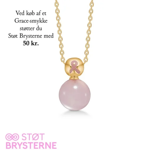 Mads Z x „Support the breasts“-Halskette in vergoldete silber 2024
