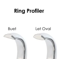 Mattierte, gebogene, silberne Ringe - 4,0 mm breit. Mit oder ohne Brillant