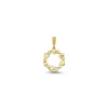 MELFIA Anhänger Kreis - Herzen mit zirkonia 14kt. Gold