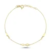 MELFIA Armband mit Unendlichkeitszeichen in 14kt. gold