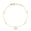 MELFIA Coin Armband mit 5 Münzen in 14kt. gold