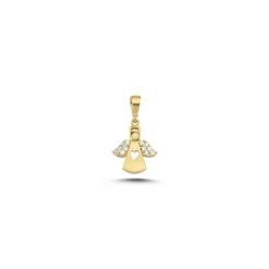 MELFIA Engel-Anhänger mit zirkonia 14ct. Gold