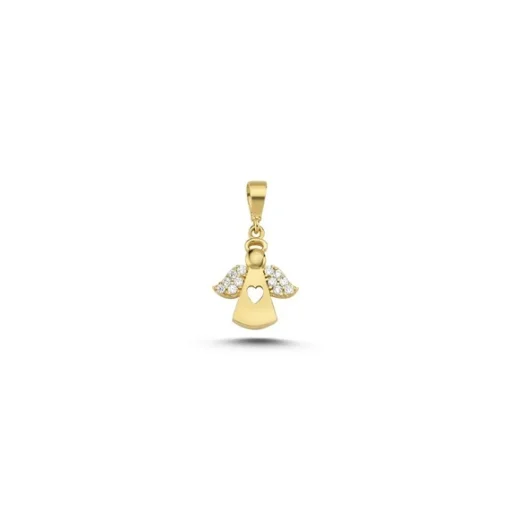 MELFIA Engel-Anhänger mit zirkonia 14ct. Gold