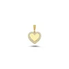 MELFIA Herz-Anhänger mit zirkonia 14kt. Gold