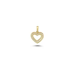 MELFIA Herz-Anhänger mit zirkonia 14kt. Gold