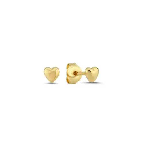 MELFIA Herz-Ohrstecker 14kt. Gold klein
