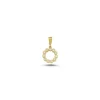 MELFIA Kreis-Anhänger mit zirkonia 14kt. Gold