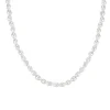 MerlePerle - Barocke Perlenkette in silber