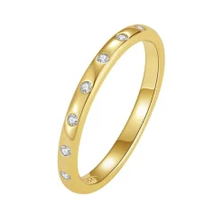 MerlePerle - Filippa ring aus vergoldetem silber