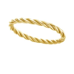 MerlePerle - Saga ring aus vergoldetem Silber