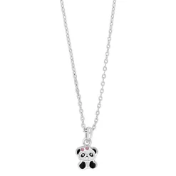 Noa Kids - Halskette mit Panda-Anhänger in Silber
