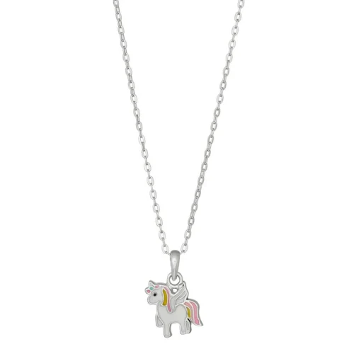 Noa Kids - Kinderhalskette mit Einhorn und Enamel