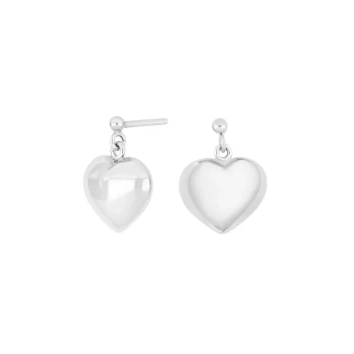Nordahl Jewellery - BAILANDO52 Ohrringe in silber mit Herz