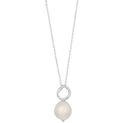 Nordahl Jewellery - Barocke Halskette mit Perlen- und Silberanhängern