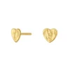 Nordahl Jewellery - CHARM52 Herz-Ohrstecker vergoldet