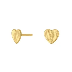 Nordahl Jewellery - CHARM52 Herz-Ohrstecker vergoldet