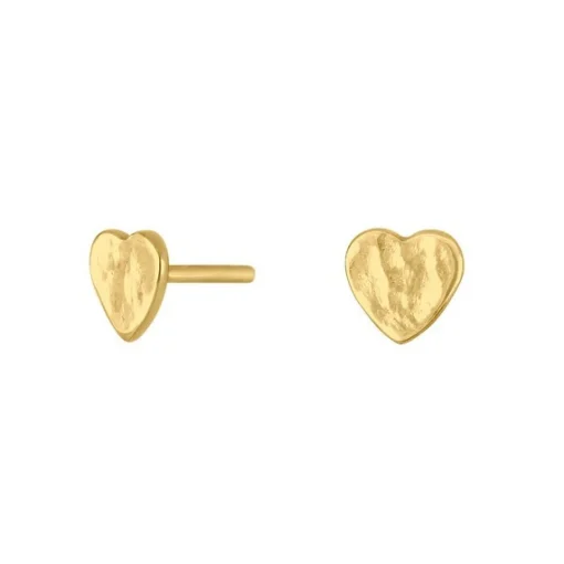 Nordahl Jewellery - CHARM52 Herz-Ohrstecker vergoldet