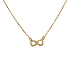 Nordahl Jewellery - ETERNITY - Schwarzes Silbercollier mit Ewigkeitszeichen