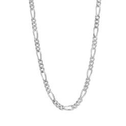 Nordahl Jewellery - FIGARO - Rhodinierte Silberkette