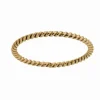 Nordahl Jewellery - Gedrehter Ring aus vergoldetem Silber