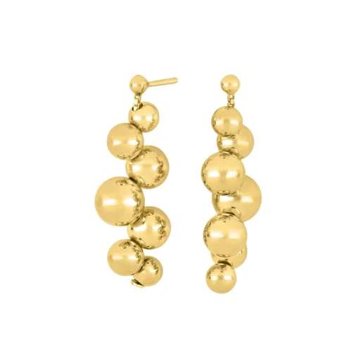 Nordahl Jewellery - HONEY52 Ohrstecker aus vergoldete silber mit Perlen
