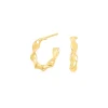 Nordahl Jewellery - KELLY52 creoles in vergoldete silber