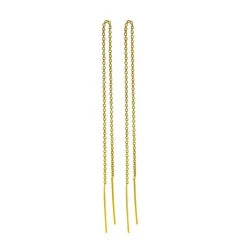 Nordahl Jewellery - Ketten-Ohrringe vergoldet