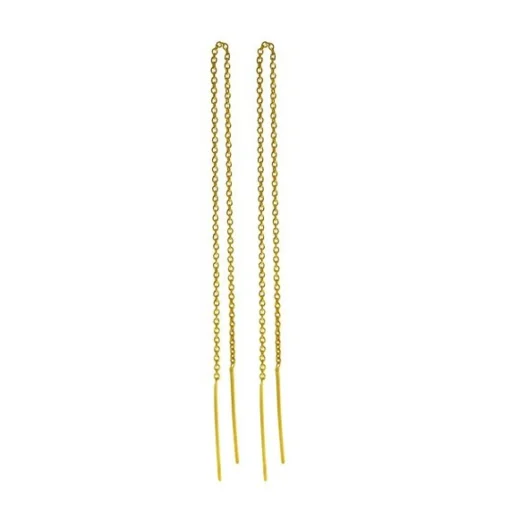 Nordahl Jewellery - Ketten-Ohrringe vergoldet