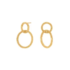 Nordahl Jewellery - LOOK52 Ohrringe in vergoldete mit Ringen