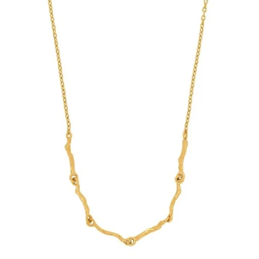 Nordahl Jewellery - MOVIE52 Halskette aus vergoldete m. Details