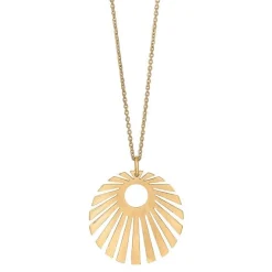 Nordahl Jewellery - Sonnenhalskette aus vergoldetem Silber