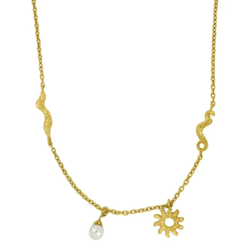 Nordahl Jewellery - SPACE52 Halskette in vergoldete silber
