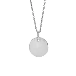 Nordahl Jewellery - TWO-SIDED Rhodinierter Silberanhänger inkl. Kette